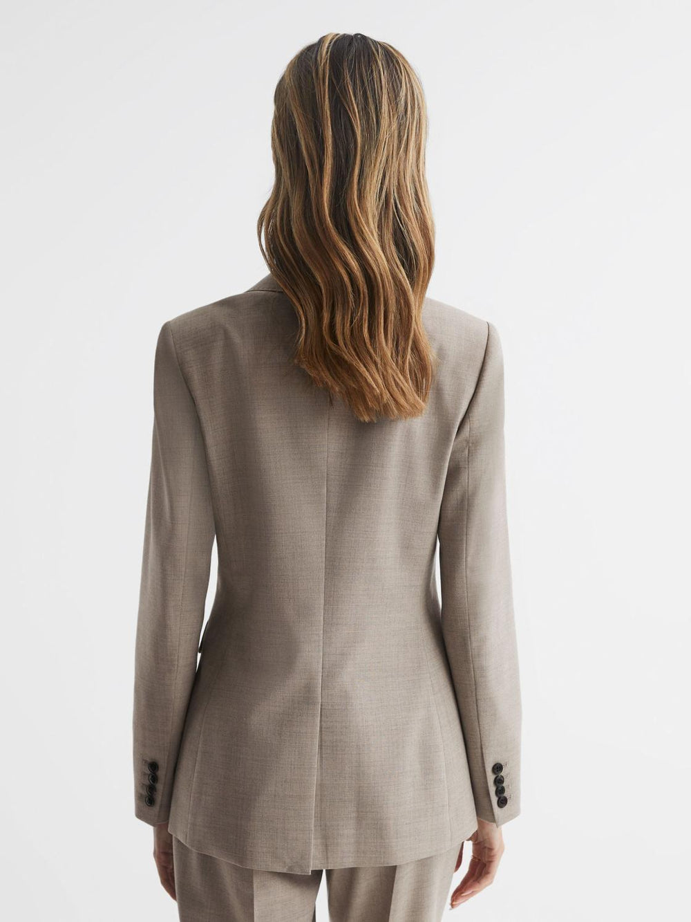 Reiss Suits & Tailoring | Emily Wool Blend Tailored Blazer Oatmeal - Women