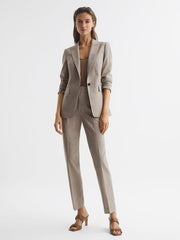 Reiss Suits & Tailoring | Emily Wool Blend Tailored Blazer Oatmeal - Women