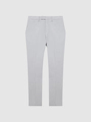 Reiss Suits & Tailoring | Fold Slim Fit Trousers Light Grey - Men