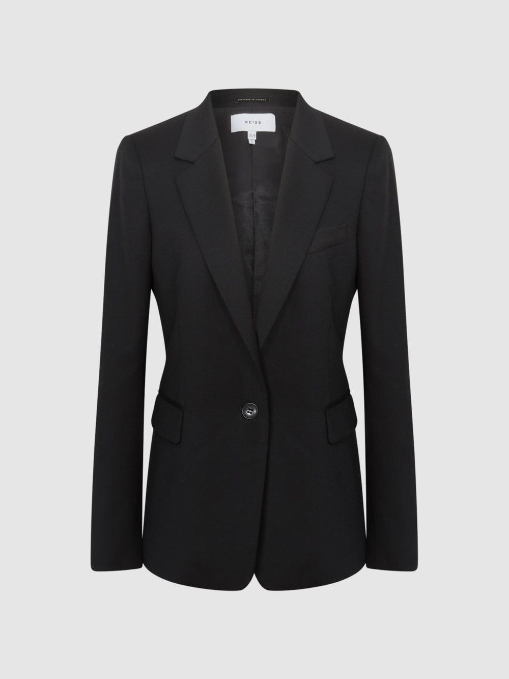 Reiss Suits & Tailoring | Haisley Single Breasted Blazer Black - Women