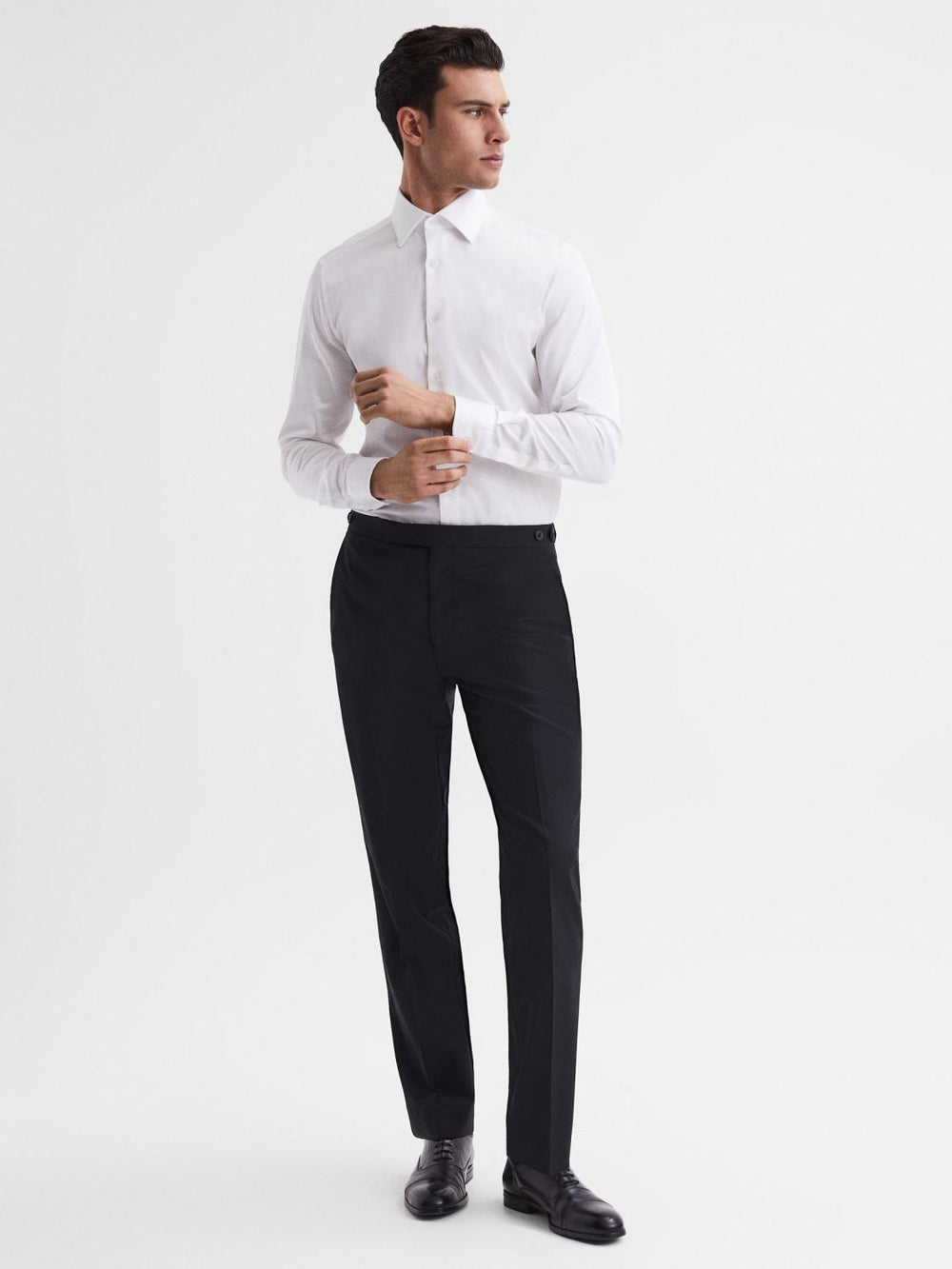 Reiss Suits & Tailoring | Hope Modern Fit Travel Trousers Black - Men