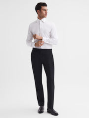 Reiss Suits & Tailoring | Hope Modern Fit Travel Trousers Black - Men