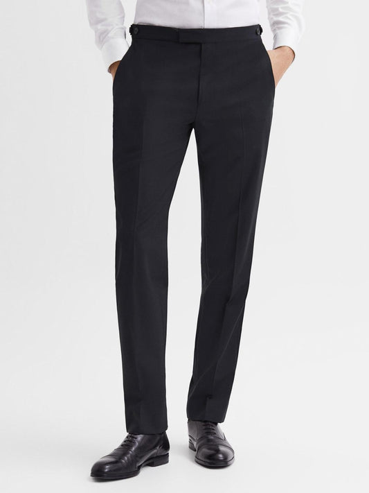 Reiss Suits & Tailoring | Hope Modern Fit Travel Trousers Black - Men