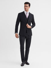 Reiss Suits & Tailoring | Hope Modern Fit Travel Trousers Black - Men