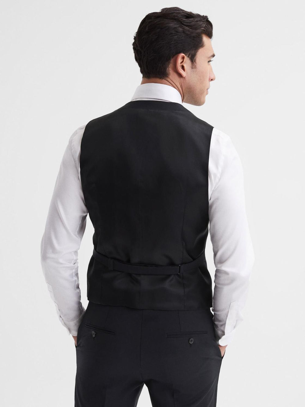Reiss Suits & Tailoring | Hope Modern Fit Travel Waistcoat Black - Men