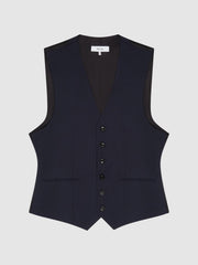 Reiss Suits & Tailoring | Hope Modern Fit Travel Waistcoat Navy - Men