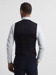 Reiss Suits & Tailoring | Hope Modern Fit Travel Waistcoat Navy - Men