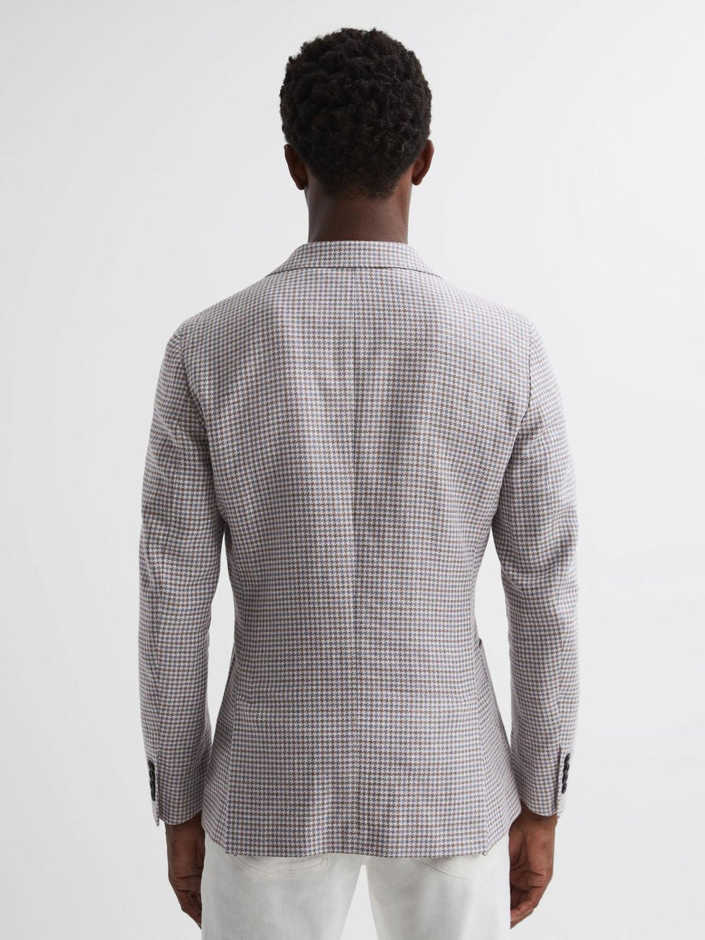 Reiss Suits & Tailoring | Huntington Single Breasted Cotton-Linen Blazer Stone - Men