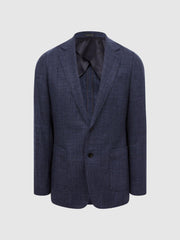 Reiss Suits & Tailoring | Keep Single Breasted Patch Pocket Blazer Indigo - Men