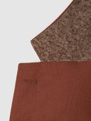 Reiss Suits & Tailoring | Kin Slim Fit Single Breasted Linen Blazer Airforce Blue - Men