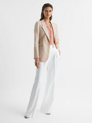 Reiss Suits & Tailoring | Lylah Single Breasted Tie Front Blazer Neutral - Women