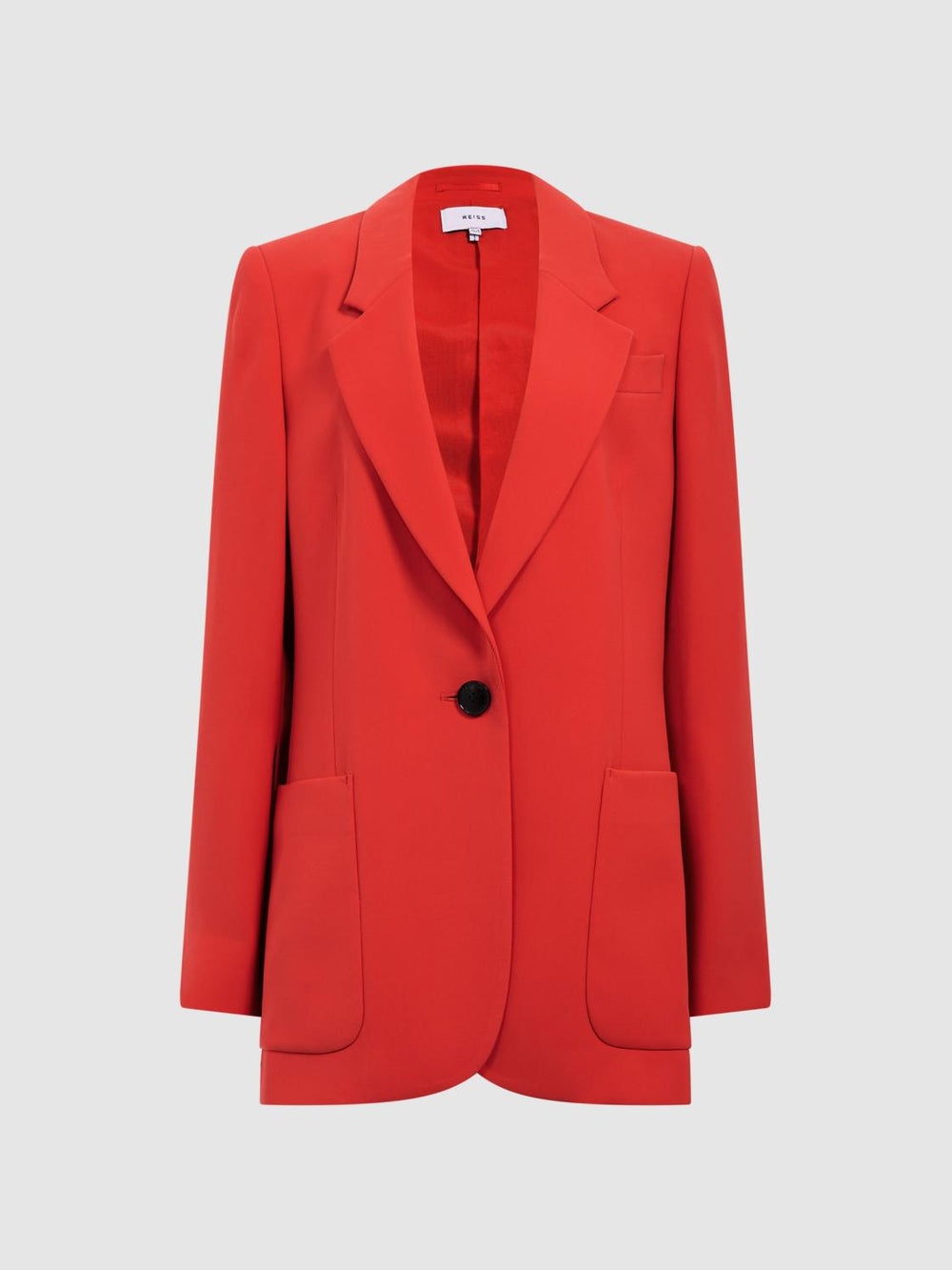 Reiss Suits & Tailoring | Maia Single Breasted Split Sleeve Tailored Fit Blazer Coral - Women