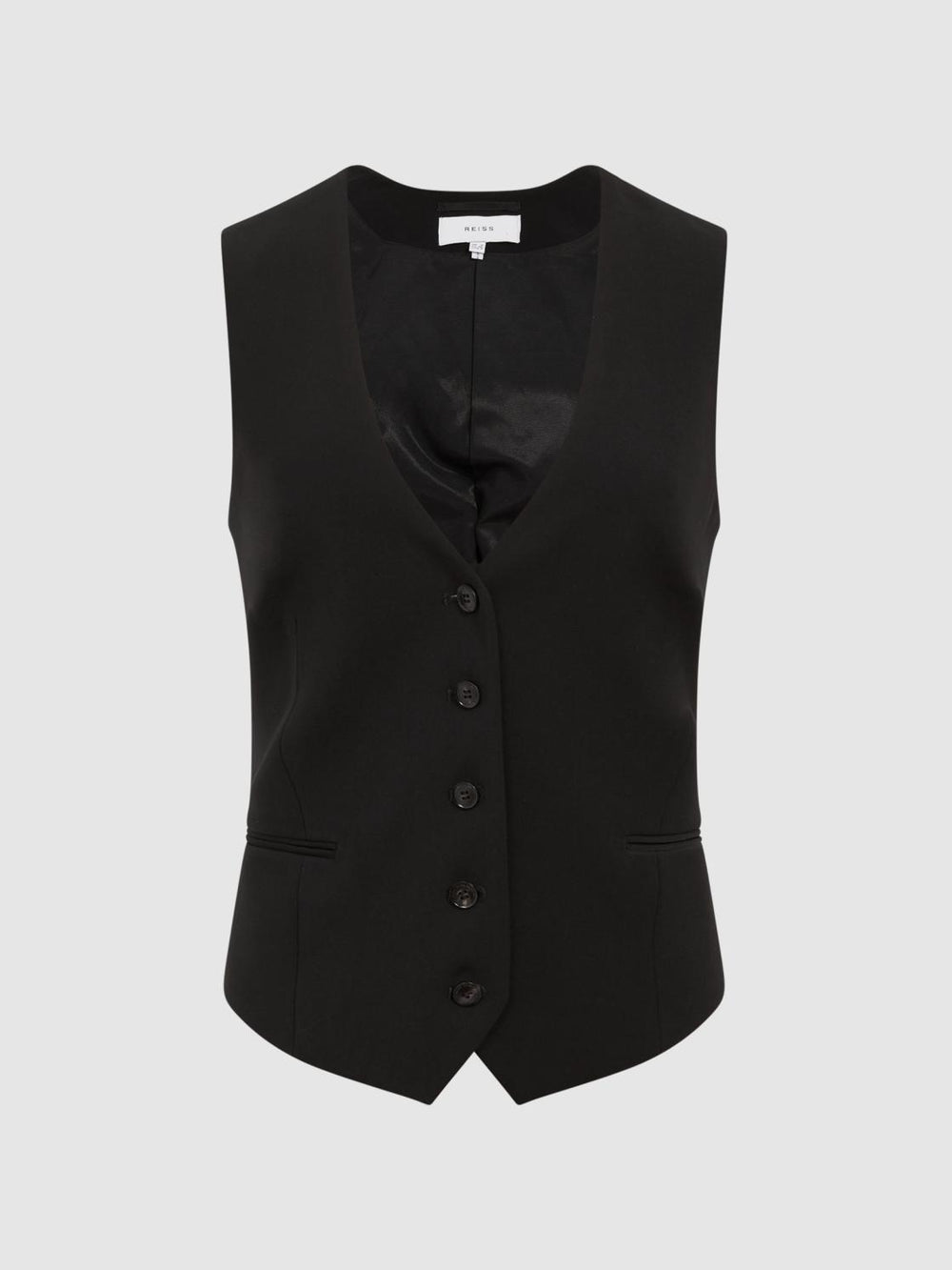 Reiss Suits & Tailoring | Margeaux Tailored Fit Waistcoat Black - Women