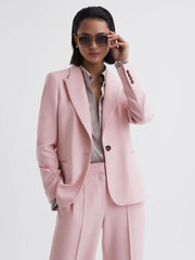 Reiss Suits & Tailoring | Marina Single Breasted Blazer Pink - Women