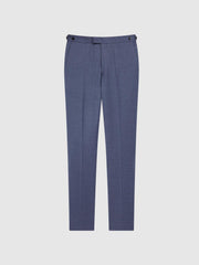 Reiss Suits & Tailoring | Marquee Slim Fit Wool Blend Mixer Trousers Airforce Blue - Men
