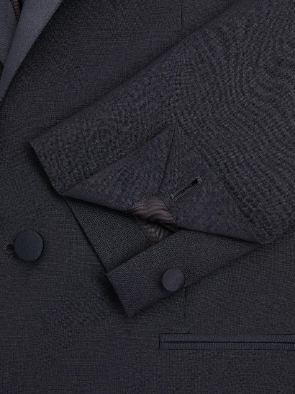 Reiss Suits & Tailoring | Poker Peak Satin Lapel Tuxedo Jacket Navy - Men