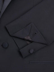 Reiss Suits & Tailoring | Poker Peak Satin Lapel Tuxedo Jacket Navy - Men