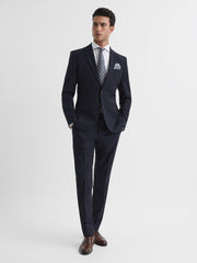 Reiss Suits & Tailoring | Pray Slim Fit Single Breasted Wool Blazer Black - Men