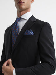 Reiss Suits & Tailoring | Pray Slim Fit Single Breasted Wool Blazer Black - Men