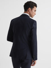 Reiss Suits & Tailoring | Pray Slim Fit Single Breasted Wool Blazer Black - Men