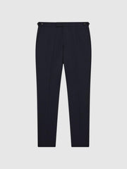 Reiss Suits & Tailoring | Pray Slim Fit Wool Blend Trousers Black - Men