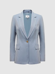 Reiss Suits & Tailoring | Shae Single Breasted Tailored Blazer Pale Blue - Women