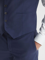 Reiss Suits & Tailoring | Wish Slim Fit Waistcoat Bright Blue - Men