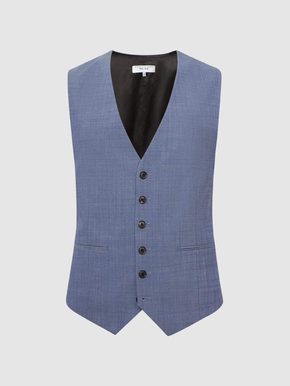 Reiss Suits & Tailoring | Wish Slim Fit Waistcoat Soft Blue - Men