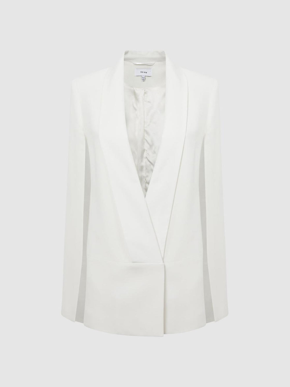Reiss Suits & Tailoring | Yana Tuxedo Cape Blazer Cream - Women