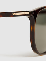 Reiss Sunglasses | Adam Paige Vintage Round Acetate Frame Sunglasses Brown - Men