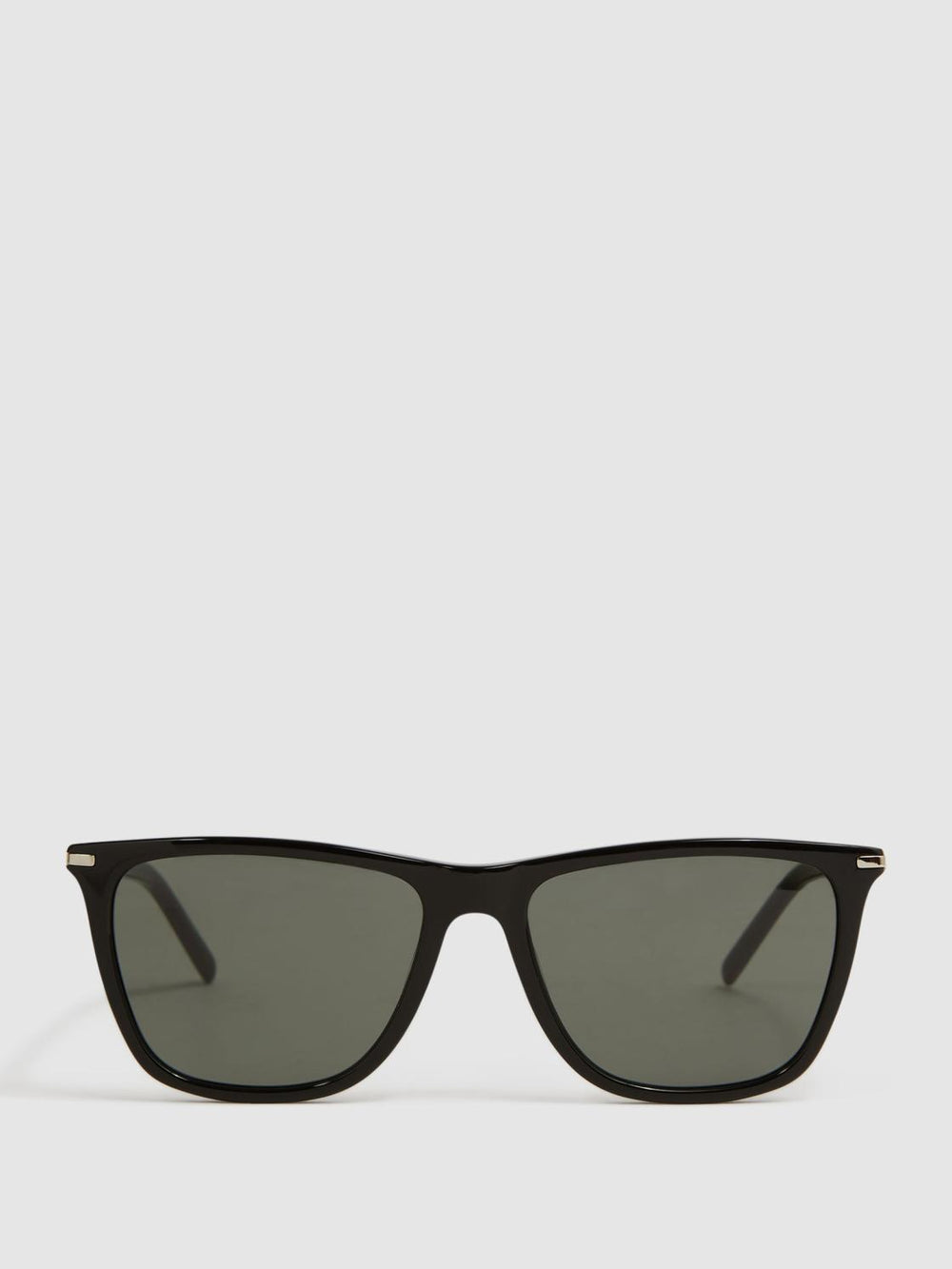Reiss Sunglasses | Blake Paige Square Acetate Frame Sunglasses Black - Men