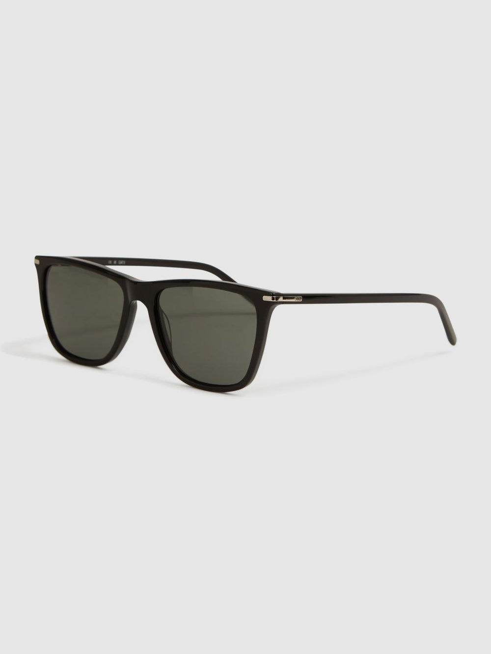 Reiss Sunglasses | Blake Paige Square Acetate Frame Sunglasses Black - Men