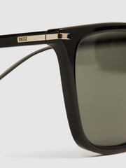 Reiss Sunglasses | Blake Paige Square Acetate Frame Sunglasses Black - Men