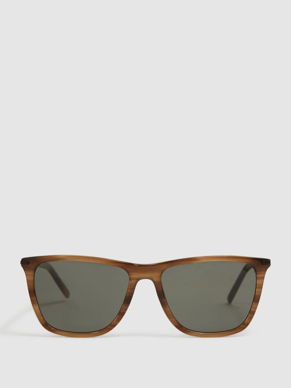 Reiss Sunglasses | Blake Paige Square Acetate Frame Sunglasses Chocolate - Men
