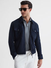 Reiss Sunglasses | Blake Paige Square Acetate Frame Sunglasses Chocolate - Men