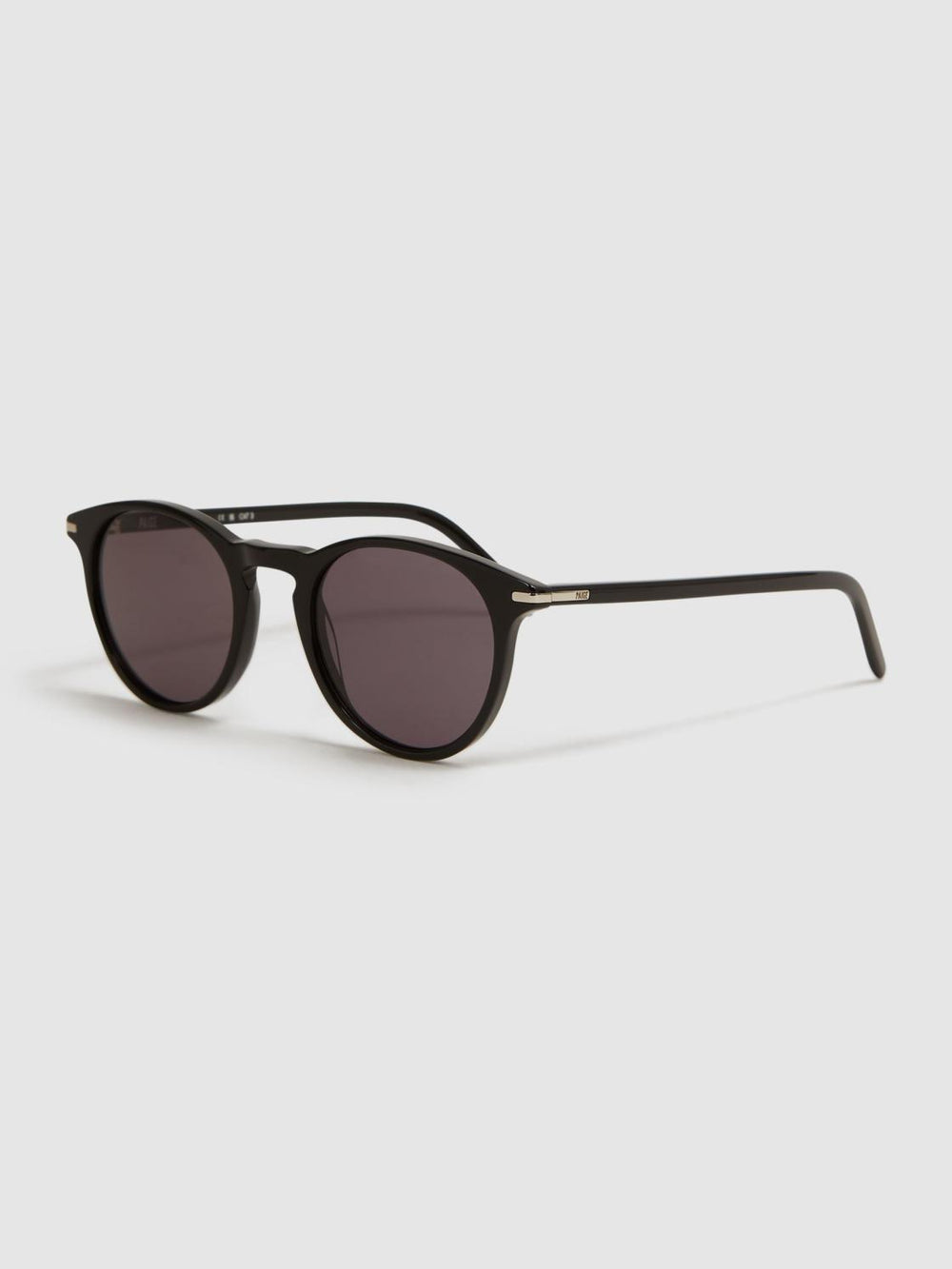 Reiss Sunglasses | Caylen Paige Round Acetate Frame Sunglasses Black - Men