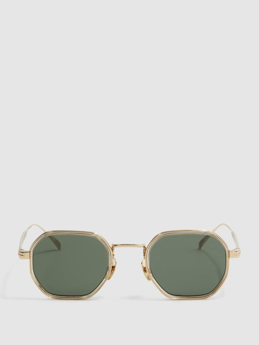 Reiss Sunglasses | David Beckham Eyewear By David Beckham Hexagonal Sunglasses Gold - Men