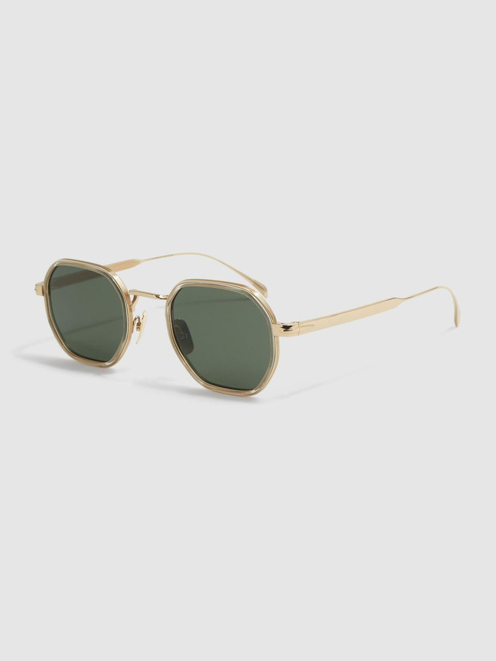 Reiss Sunglasses | David Beckham Eyewear By David Beckham Hexagonal Sunglasses Gold - Men