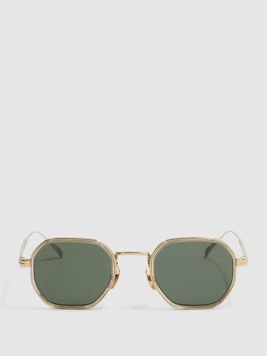 Reiss Sunglasses | David Beckham Eyewear By David Beckham Hexagonal Sunglasses Gold - Men