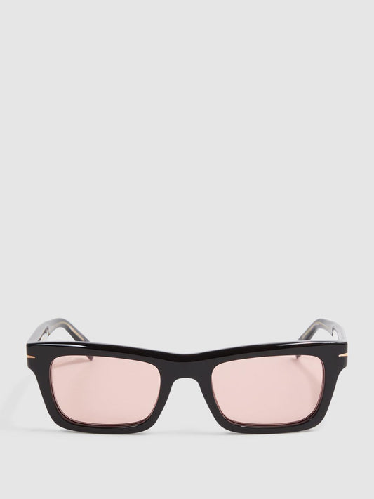 Reiss Sunglasses | David Beckham Eyewear By David Beckham Rectangular Sunglasses Black - Men