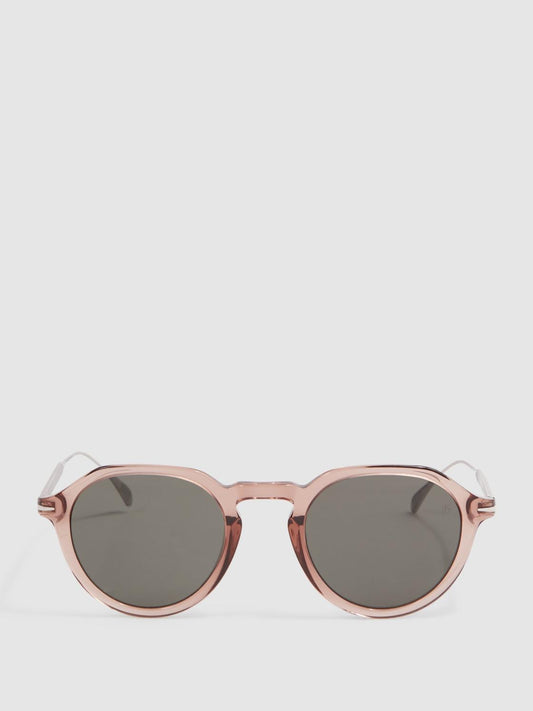 Reiss Sunglasses | David Beckham Eyewear By David Beckham Rounded Sunglasses Pink - Men