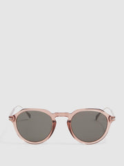 Reiss Sunglasses | David Beckham Eyewear By David Beckham Rounded Sunglasses Pink - Men