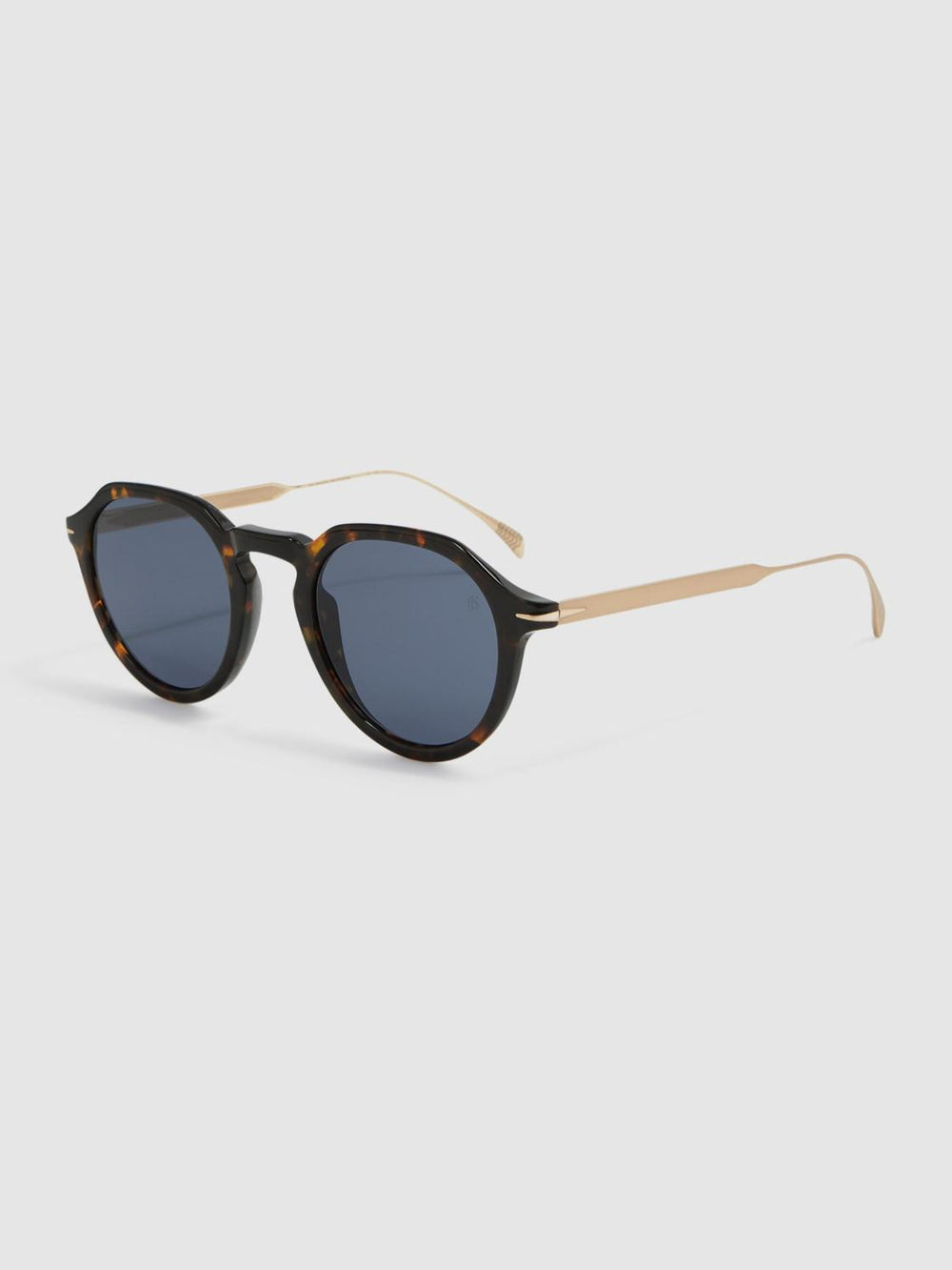 Reiss Sunglasses | David Beckham Eyewear By David Beckham Rounded Sunglasses Tortoise - Men