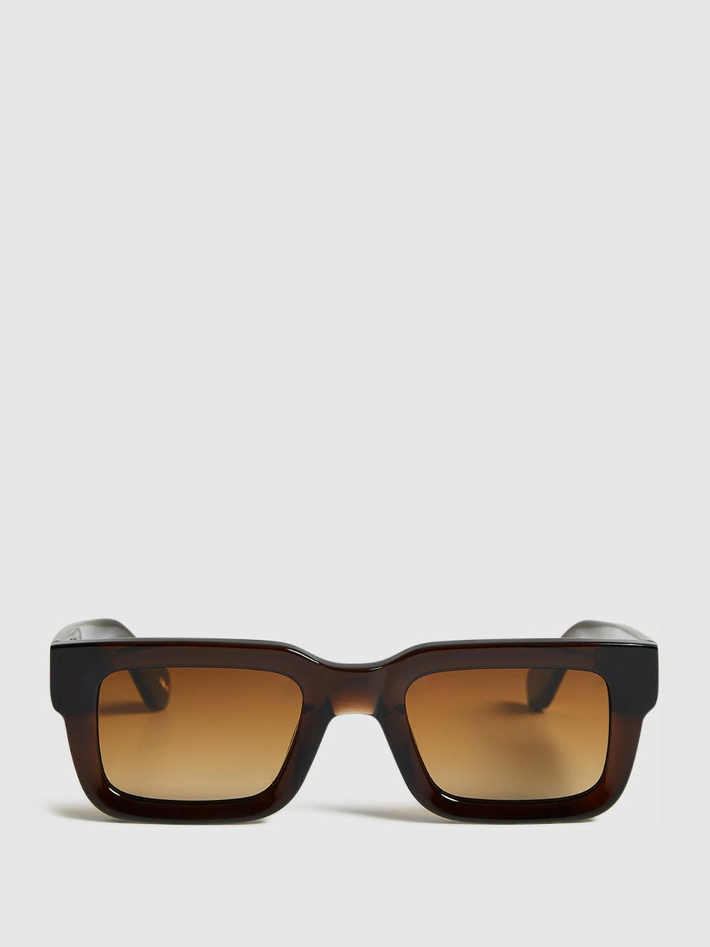 Reiss Sunglasses | Five Chimi Rectangular Frame Acetate Sunglasses Brown - Women