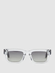Reiss Sunglasses | Five Chimi Rectangular Frame Acetate Sunglasses Grey - Women