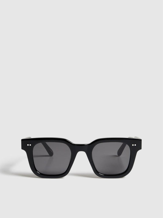 Reiss Sunglasses | Four Chimi Square Frame Acetate Sunglasses Black - Women