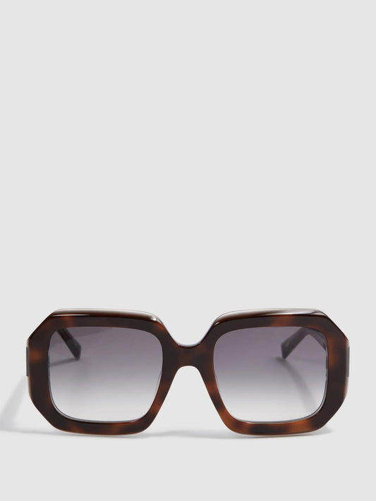 Reiss Sunglasses | Missoni Eyewear Angular Tortoiseshell Sunglasses Tortoise - Women