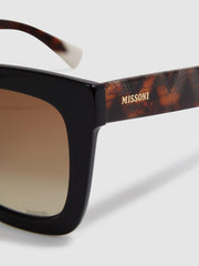 Reiss Sunglasses | Missoni Eyewear Cat Eye Tortoiseshell Sunglasses Black - Women