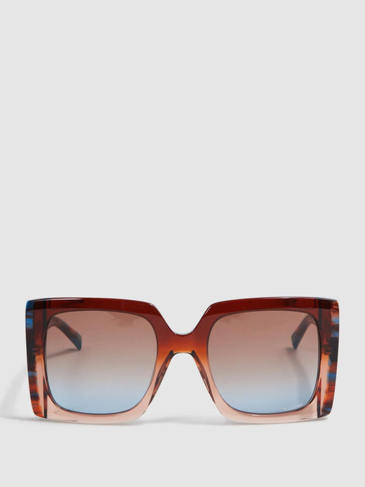 Reiss Sunglasses | Missoni Eyewear Oversized Square Sunglasses Brown - Women