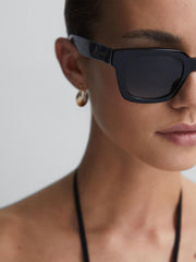 Reiss Sunglasses | Missoni Eyewear Rectangular Zigzag Sunglasses Black - Women